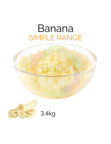 Banana Flavoured Simple Juice Balls (AC) - 3.4kg tub