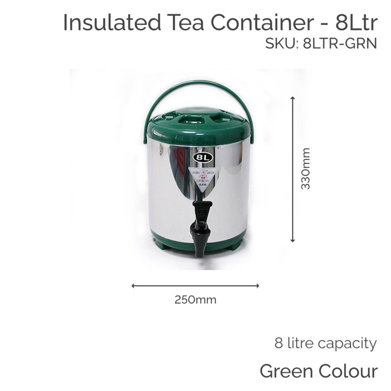 8 Ltr - Insulated Tea Container (1 pc)