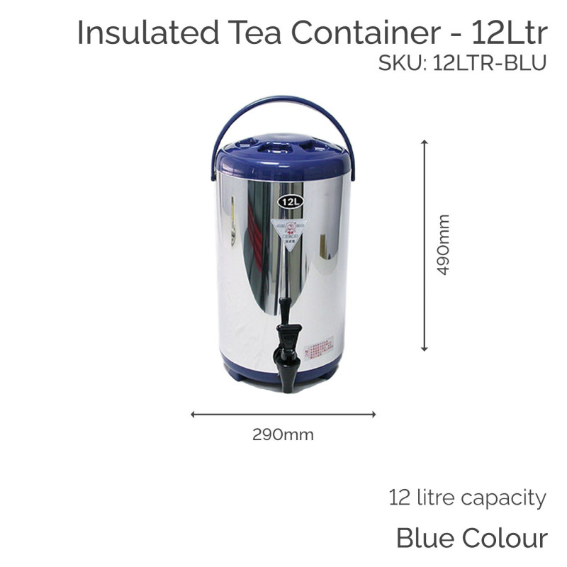12 Ltr - Insulated Tea Container (1 pc)